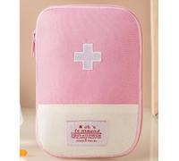 1 Pack First Aid Bag Empty, Empty First Aid Pouch, Mini Portable Medical Bag for Outdoor Camping Hiking Traveling Emergency Bag (Pink - Small) Sports and Outdoors