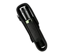 1 Pack Flashlight Holster Dump Pouch, Torch Holder Cover, Nylon MOLLE Pouches, Belt Torch Pouches Holder Tactical Torches Carry Case Leatherman Pouch For Camping Hiking Climbing Hunting (Black,18cm)