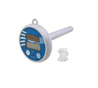 1 Pack Floating Digital Pool Thermometer Solar Powered Waterproof with Nylon Cord for Swimming Pools Spas Koi Ponds Outdoor Water Monitoring