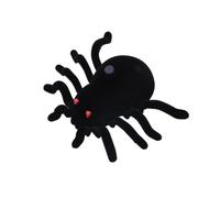 1 Pack Flocking Spiders/Wind Up Crawling Toy, Flocking Cloth Animal Wind Up Toy with Realistic Spiders/Mise Design Encourages Hands on Learning Party Entertaining Winds Ups Spide-rs Toys