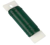 1 Pack Floral Wire Christmas WreathWire 22 Gauge,FloristryWire Green Garden FloralWire FloristsWire,MossingWire Binding Wires Flexible Paddle Wires for Xmas Wreath Makeing,Craft,Flower Arrangements