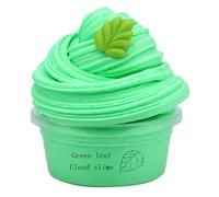1 Pack Fluffy Butter Slime Kit, With a Cute Mini Charms, Cute Slime Party Favors, Soft and Non-Sticky, Crystal Clear Stress Relief Toy for Girls and Boys (H)