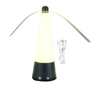 1 Pack FlyRepellent Fan, FliyRepellent Fan, Portable Fly Fans For Tables, Tabletop FliesFans With LED Light, KeepBugs Away For Outdoor/Indoor, Restaurant, Picnic, Party, Battery Powered