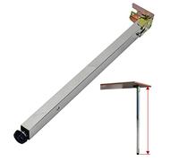 1 Pack Foldable Lifting Furniture Table Legs, Folding Telescopic Bar Desk Legs, Adjustable Metal Dining Table Feet, for Cabinet Motorhome Bar, with Screws(Size:65cm/25.6in)