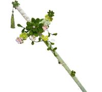 1 Pack Four-Leaf Clover Sword DIY Craft Kit, Pipe Cleaners for Craft Flowers and Prop Making, Handcraft Materials Set for Adults