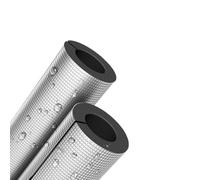 1 Pack Freeze Pipe Insulation Foam Tube 22 27 32 43 48 60 76 89 110mm ID Foam Tubing Self Adhesiv, Aluminum Foil Pipe Covers for Air Conditioning, Water Pipe, Solar Energy(ID89mm x T30mm)