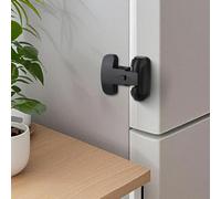 1 Pack Fridge Lock for Kids - Child-Proof Refrigerator Freezer Door Lock & Oven Lock for Child Safety, for Fridge/Freezer Doors, Black