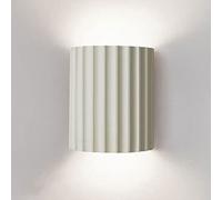 1 Pack G9Color Resin Wall Sconce, Half-cylinder Up Down Wall Light, Indoor Hallway Corridor Stairs Hall Dressing Room Decor Wall Lamps Fixture,