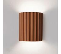 1 Pack G9Color Resin Wall Sconce, Half-cylinder Up Down Wall Light, Indoor Hallway Corridor Stairs Hall Dressing Room Decor Wall Lamps Fixture,
