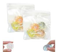 1 Pack Giant Dumpling Squishy,Giant Glitter Dumpling,Mega Rainbow Dumplings,Cute Glitter Dumplings Squishy Large Anxiety Relief Fidget Toy,Soft Squeeze Decompression Dough (B, 2 Pack)