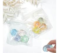 1 Pack Giant Dumpling Squishy,Giant Glitter Dumpling,Mega Rainbow Dumplings,Cute Glitter Dumplings Squishy Large Anxiety Relief Fidget Toy,Soft Squeeze Decompression Dough (All, 2 Pack)