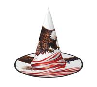 1-Pack Halloween Witch Hat Christmas Santa Hats Premium Oxford Fabric Adjustable Soft & Comfortable for Parties Carnivals Cosplay and Holiday Events 13" High Lightweight Easy to Carry