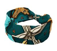 1 Pack Holy Easter Cross-891 Elastic Soft Fabric Non-Slip Women's Fashion Headbands - Soft, Wide, and Stylish for All Occasions