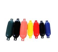 1 Pack Inflatable PVC Boat Fender, Heavy Duty Yacht Bumper G0-G5(Black,G5 40 * 98)