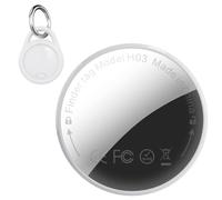 1 Pack Key Finder Air Tracker Tag - Compatible With the Apple Find My (iOS 14.5+), 100dB Loud Sound, Replaceable Battery with Holder, IP68 Waterproof GPS Tracker for Keys, Luggage, Bags