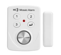 1 Pack Keypad Door Alarm with Delay When Left Open 130db Window Sliding Siren Door Opens Sensor Chime. Home, Apartment Security Intruder Burglar Entry Alert. Cordless Kids Safety Pool Alarm