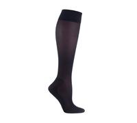 IOMI Womens - Ladies 18 mmHg Graduated Compression Flight Socks for DVT - Black Nylon - Size UK 4-6.5