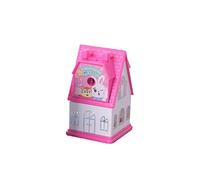 1 Pack Manual Pencil Sharpener, Cute Metal Desktop Pencil Sharpener with Handle, School Student Stationery Supplies - Castle Shape/Random Color