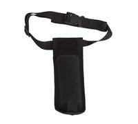 1 Pack Massage Bottle Holster, Adjustable Hands Free Oil Lotion Holder Belt for Therapist Spa Salon, Black