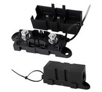 1 Pack MEGA Car Fuse Holder, 304 Stainless Steel Contacts 250A AMG Mega Bolt on Fuse Holder for Cars Trucks Construction Vehicles Buses Caravans Forklift Sightseeing Ship Battery Audio Systems