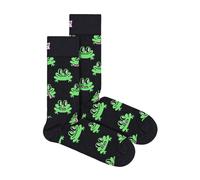 Happy Socks Frog Socks Black Light Green - 41-46