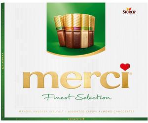 1 Pack merci Finest Selection Almond Crisp Chocolate Assortment 250g New