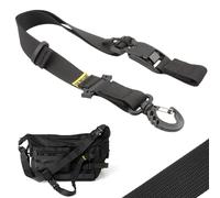 1 Pack Messenger Bag 3 Point Belt with Magentic Quick Release Buckle Stability Belts Add on Straps for Outdoors Cycling Crossbody Sling Bag Sling Backpack Chest Bag Daypack Shoulder Bag, Black