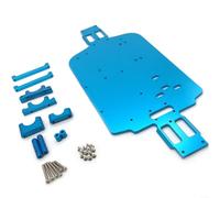 1 Pack Metal Chassis Upgrade for WLTOYS 1:18 RC Car A949 A959 A969 A979 K929 Blue Alloy Frame Replacement Part for Off-Road Racing Hobby