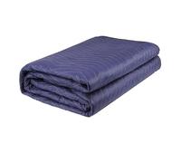 1 Pack Moving Blankets Heavy Duty 80"x72" Quilted Packing Blankets for Moving Furniture Padded Shipping Furniture Mover Blue
