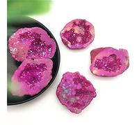 1-Pack of Rose Titanium Halo Agate Quartz Cluster Point geode specimens Beautiful Crystal