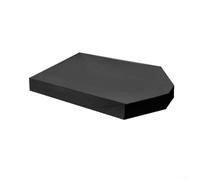 1 Pack Oxford Cloth Sandbox Cover with Waterproof Boat Shape Canopy for Outdoor Sandbox Protection and Weather Resistance (Black)