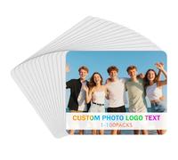 1 Pack Personalised Custom Mouse Pad with Photo & Text - Non-Slip Neoprene Mouse Mat for Office, Home & Gaming - Bulk Custom Business Logo Mouse Pads, 25x30cm