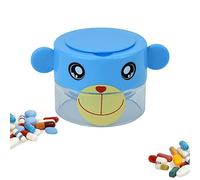 1 Pack Pill Crusher and Grinder, Pill Crusher Portable, Professional Pill Pulverizer, Tablet Crusher， Domestic Pill Crusher for Pills, Vitamins, Tablets, Elderly, Children, Pets (Light Blue)
