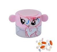 1 Pack Pill Crusher and Grinder, Professional Pill Pulverizer, Tablet Crusher for Pills, Vitamins, Tablets, Elderly, Children, Pets (Pink)