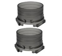 1 Pack Portafilter Funnel for Sage ES601 ES501 ES655CO, PCTG for snap-on Dosing Ring for Even Coffee Distribution, Splash-Proof Tamping Aid for Home Baristas(2 PACK)