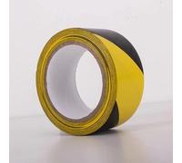 (1 pack) PREMIUM GRADE BRANDED SELF ADHESIVE HAZARD WARNING TAPE Black and Yellow, 50mm (2") x 33m, Strong Adhesive Warning/Caution Tape, Floor Marking Tape