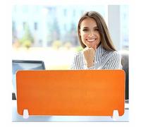 1 Pack Removable Desk DividersPrivacy Partition Panels for Classroom & OfficeIncludes 2 ClipsIdeal for Students & Teachers120x30cm Yellow Color