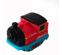 1-Pack Replacement Electric Train Cars for KlickRail, Rechargeable Add-On Compatible with KlickRail Electric Train Set & Flexible Race Tracks (Tracks/Cable Not Included) (Red)