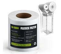 1 Pack Replacement Fleece Roll Compatible with ClariSea SK-5000XL Filter | 6'' Width × 131' Long Fine Filter Media, Saltwater and Freshwater Sump Systems