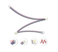 1-Pack RGBW Mini Button PCB LED Installed with PTFE Cables Compatible with Voron 2.4 Trident SB StealthBurner Extruder DIY 3D Printer