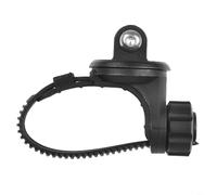 1 Pack Road Bicycle Flat Handlebar Camera Mount Holder for Insta360, ABS Bike Bar Stand for Cycling Vlog Recording, Black 140x35x55mm