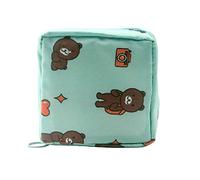 1 Pack Sanitary Napkin Storage Bag, Menstrual Cup Pouch, Portable Pads Feminine Menstruation First Period Bags for Teen Girls, Women, Ladies (Bear)