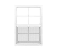 1 Pack Shed Window, Chicken Coop Window, 14 x 21 Inch White