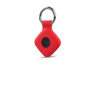 1 pack Silicone Case For eufy Security SmartTrack Link Anti-Loss Tracker,daunke Full Protection Cover(suitable for Elderly,Pets,Backpack,Luggage,Kids,Keys) Scratch-Resistant,Red