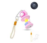 1 pack Silicone Case For Motorola Moto Tag Anti-Loss Tracker,daunke Night Light Pendant silicone case(suitable for Elderly,Pets,Backpack,Luggage,Kids,Keys) Scratch-Resistant,Pink
