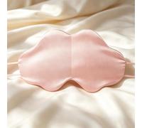1 Pack Silk Sleep Mask for Women Lightweight Eye Cover for Travel Nap Blockout Light Soft Breathable Night Blindfold