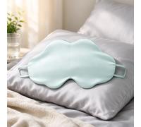 1 Pack Silk Sleep Mask for Women Lightweight Eye Cover for Travel Nap Blockout Light Soft Breathable Night Blindfold