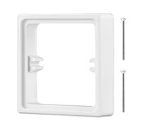 1 Pack Single Socket Spacer for Electrical Installations - 20mm ABS Light Switch Spacer Plate - Ideal for DIY Home Renovation Projects