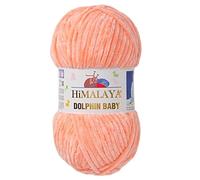 1 Pack/Skein Himalaya Dolphin Baby, Each Skein 100 Gr/3,5 oz, 120 mt/ 132 yd, Super Bulky Yarn, Blanket Yarn, Velvet Yarn, Knitting Yarn, Amigurumi Yarn, Baby Yarn 80323