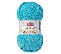 1 Pack/Skein Himalaya Dolphin Baby, Each Skein 100 Gr/3,5 oz, 120 mt/ 132 yd, Super Bulky Yarn, Blanket Yarn, Velvet Yarn, Knitting Yarn, Amigurumi Yarn, Baby Yarn 80315